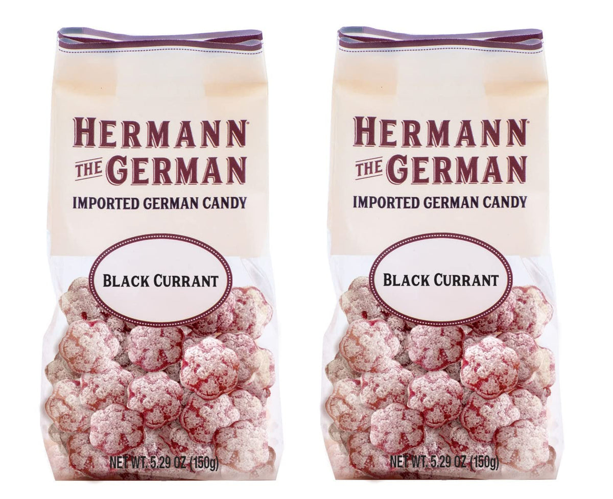 Hermann the German Hard Candy - Imported - Black Currant 5.29oz Bag| Summit  Shope, image size:1200x977