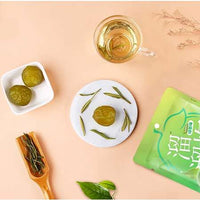 LIULIU ORCHARD Original Preserved Prune Plum 5.6 oz (Green Plum /Green Tea, 3 Packs)