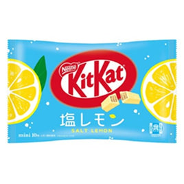 Kit Kat Nestlé Kitkat Mini Chocolate Bar Salt Lemon Flavor 10 pieces