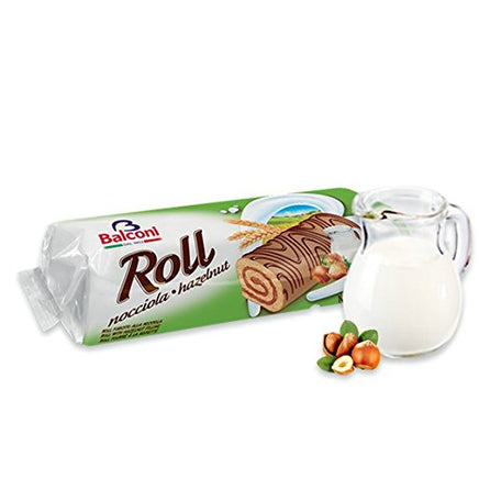 Balconi Filled Roll Hazelnut – Soft Cake Roll with Hazelnut Cream Filling