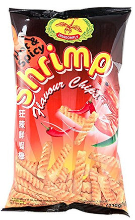 Dragonfly Shrimp Chips (Hot & Spicy) 7.3oz