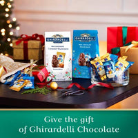 Ghirardelli Limited Edition Dark Chocolate Sea Salt Caramel Snowmen Holiday Bag