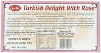 Galil Traditional Turkish Delight Rose Gluten Free 16 Oz. Pack Of 3.