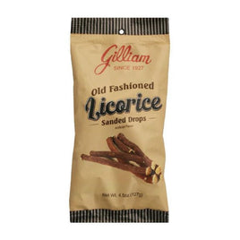 Gilliam Old Fashioned Candy Flavored Sanded Licorice Drops (4.5 oz. Bag) (Licorice)
