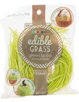 Grandys Candys Edible Easter Grass- Green Apple, Blueberry, Strawberry, & Multi Flavored Bundle-Fun and Delicious Way to Complete Your Easter Baskets -Green Apple -1 Individual Package of Green Apple Edible Easter Grass