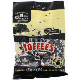 Walkers Nonsuch Liquorice Toffees 150g Bag