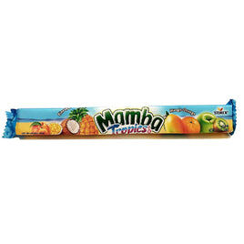 Stork Mamba Tropics 4-Brick Stick Gummie Candy, 3.53oz