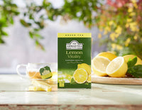 English Teas, Lemon Green Tea" - Tagged & Aluminium Foil Enveloped Teabags