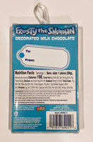 Frosty the snowman Decorated milk chocolate Ornament