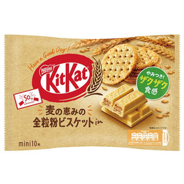 NESTLÉ KitKat Mini Chocolate Bar Whole Wheat Biscuits in 10pcs