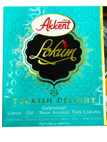 Akkent Turkish Delight Mixed Flavor Lokum Candy – 14.1oz Authentic Treat