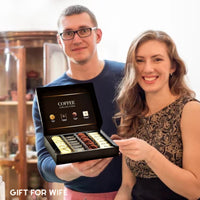 Whitakers Coffee Chocolates Sweet Box Assorted Milk Chocolate & Dark Chocolate Gift Box Truffles 170g&card -christmas Chocolate Gifts, Last Minute Gifts For Mum & Dad, Birthday Gifts For Men & Wome
