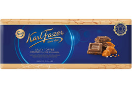 Fazer Milk Chocolate With Salty Toffee Crunch (200g)