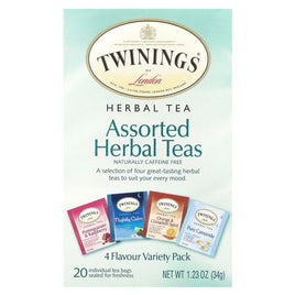 Twinings Assorted Herbal Tea, 20 ct