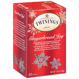 Twinings Gingerbread Joy Holiday Tea 20 Teabags