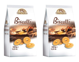 Borgo Del Biscotto Shortbread cookies with Cream From Italy 350g Pack of 2