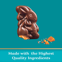 GHIRARDELLI Sea Salt Caramel Milk Chocolate Bunnies, 5.8 oz Bag