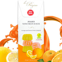 Orange & Lemon - Fruit Jellies Italian Le Preziose 200g