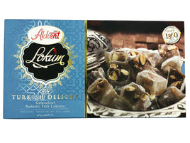 Akkent Rahat Lokum with Almonds – 13.53oz Turkish Delight