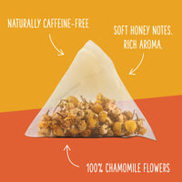 Two Leaves and a Bud Organic Chamomile Herbal Tea Bags, Naturally Caffeine Free, Whole Leaf Chamomile Tea in Compostable Sachets, 15 Count (Pack of 1)