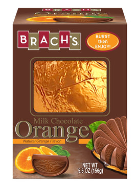 Brach's Candy Premium Milk Chocolate Orange Ball, 5.5 Ounces, 0.1 pounds