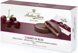 Anthon Berg Cherry in Rum Chocolate 220g Box.  Perfect Gift For Holidays