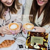Whitakers Coffee Chocolates Sweet Box Assorted Milk Chocolate & Dark Chocolate Gift Box Truffles 170g&card -christmas Chocolate Gifts, Last Minute Gifts For Mum & Dad, Birthday Gifts For Men & Wome