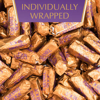 Brown & Haley Sea Salt CARAMEL ROCA Stand-up Pouch, Individually Wrapped Caramel Buttercrunch Toffee, 4.5 Ounces (Pack of 1)