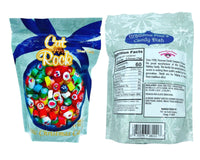 Classic Christmas Hard Candy Mix of Old Fashion Traditional Holiday Candies. One Bag of OLD FASHION MIX (13 oz) and One Bag of CUT ROCK (11 oz) In Decorative Packaging