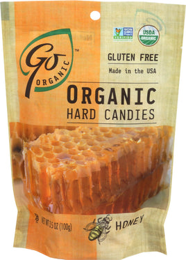 GO NATURALLY Organic Spo Honey Hard Candies, 3.5 OZ