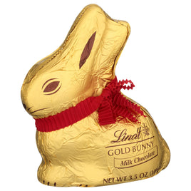 Lindt GOLD BUNNY Milk Chocolate, Hollow Milk Chocolate Candy Bunny, 3.5 oz. Bunny