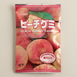 kasugai gummy candy (with real peach juice) - 3.59oz