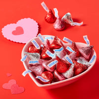 HERSHEY'S KISSES Milk Chocolate Candy, Valentine's Day Gift, 6.5 Oz, Heart Box