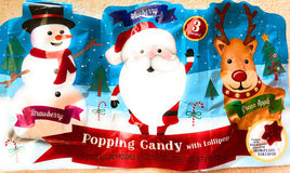 Popping Candy with Lollipop (1) pack 3 flavors
