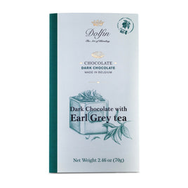 Dolfin Dark Chocolate with Earl Grey Tea 2.46oz Bar