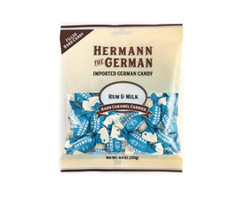 Hermann The German Rum & Milk Hard Caramel Candies 4.4oz Bag