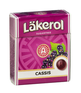 Lakerol CASSIS Sugarfree Pastilles 27g – Delicious Cassis Flavor