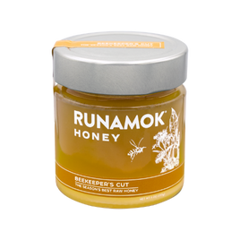 Runamok Beekeeper's Cut:  Raw Wild Flower Honey 9oz Jar
