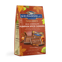 Ghirardelli Milk Chocolate Pumpkin Spice Caramel Squares 9oz Bag