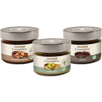 Holidays Favorite Babbi Three-Jar Cremadelizia Spread Gift Box: Gianduia, Pistachio, Cacao 18oz