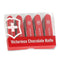 Victorinox Swiss Chocolate Knifes Gift Box Display 5oz