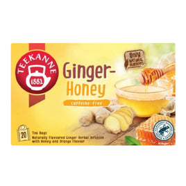 Teekanne Ginger Honey (Caffeine Free) 20 Tea Bags 1.23oz Box
