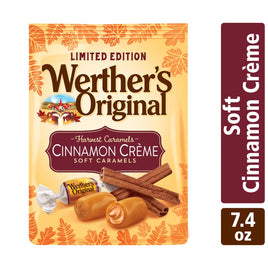 Werther's Original Cinnamon Crème Soft Caramel 7.4oz Bag - Harvest Edition