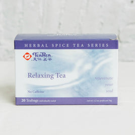 Ten Ren Relaxing (Caffeine Free) 20 Tea Bags 1.4oz Box (Herbal Spice Series)