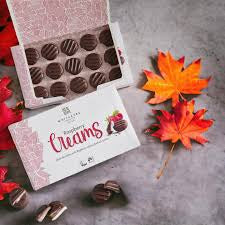 Whitakers Dark Chocolate with Raspberry  Infused Creams 5.3oz Box