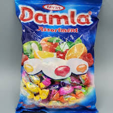 Tayas Damla Assortment Soft Chewy Fruit Filled Center 1000gram Bag
