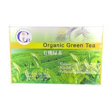 CB Organic Green Tea 7oz Box 100 Teabags