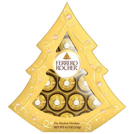 Ferrero Rocher Milk Chocolate Hazelnut Christmas Tree Gift Box