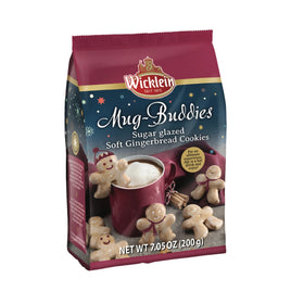 Wicklein Mug Buddies Sugar glazed Soft Gingerbread Cookies 7.05ozBag