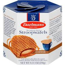 Daelmans Stroopwafels Coffee 7oz Hexagon Box